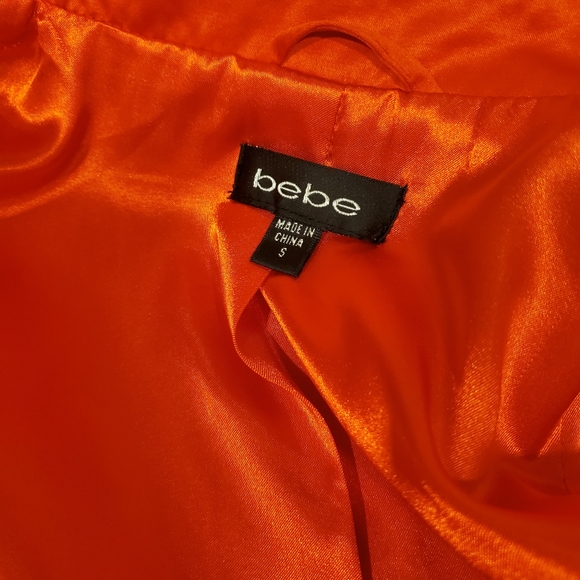Bebe satin red trench - Picture 5 of 8